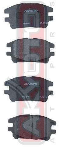 Akyoto AKD-1481 Тормозные колодки дисковые передние, комплект AKD1481: Отличная цена - Купить в Польше на 2407.PL!