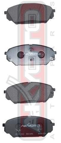 Akyoto AKD-0456 Front disc brake pads, set AKD0456: Buy near me in Poland at 2407.PL - Good price!