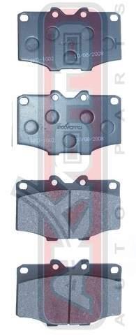 Akyoto AKD-1002 Rear disc brake pads, set AKD1002: Buy near me in Poland at 2407.PL - Good price!
