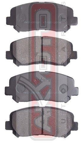 Akyoto AKD-05101 Тормозные колодки дисковые передние, комплект AKD05101: Отличная цена - Купить в Польше на 2407.PL!