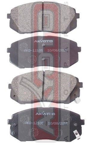 Akyoto AKD-12105 Front disc brake pads, set AKD12105: Buy near me in Poland at 2407.PL - Good price!