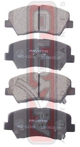 Akyoto AKD-12106 Front disc brake pads, set AKD12106: Buy near me in Poland at 2407.PL - Good price!