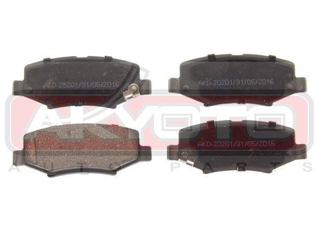 Akyoto AKD-20201 Rear disc brake pads, set AKD20201: Buy near me in Poland at 2407.PL - Good price!