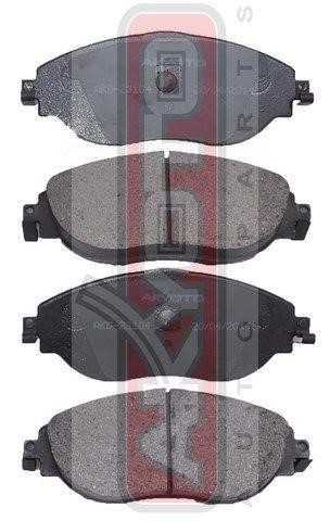 Akyoto AKD-23104 Front disc brake pads, set AKD23104: Buy near me in Poland at 2407.PL - Good price!