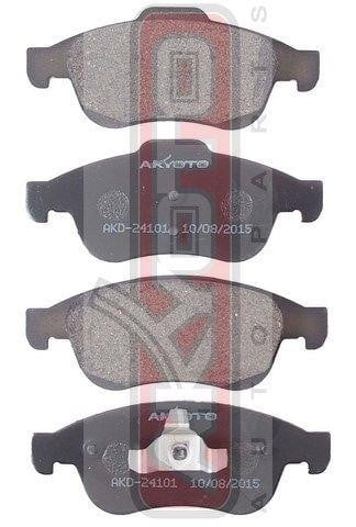 Akyoto AKD-24101 Тормозные колодки дисковые передние, комплект AKD24101: Отличная цена - Купить в Польше на 2407.PL!