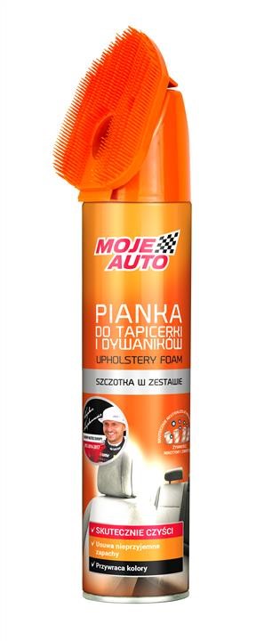 Moje Auto 5905694015208 Cleaning upholstery foam with fragrance neutralizer 520 ml- brush 5905694015208: Buy near me in Poland at 2407.PL - Good price!