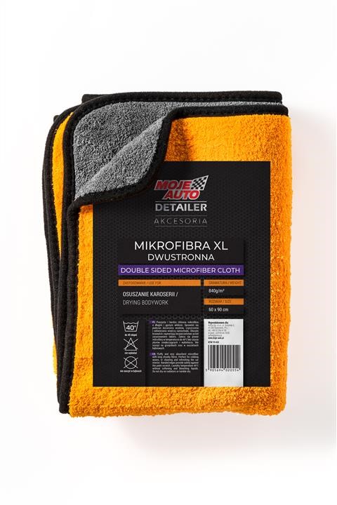 Moje Auto 5905694020554 Double syde microfiber cloth XL 840g / M2 60x90cm 5905694020554: Buy near me in Poland at 2407.PL - Good price!