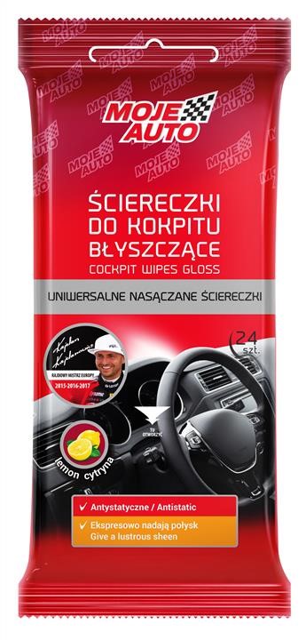 Moje Auto 5905694001829 Cockpit wipes gloss - lemon - 24 pcs. 5905694001829: Buy near me in Poland at 2407.PL - Good price!