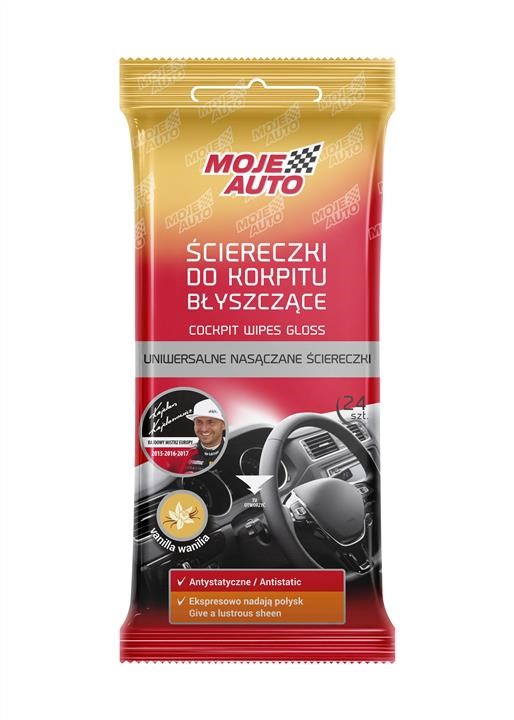 Moje Auto 5905694017813 Cockpit wipes gloss- Vanilla - 24 pcs. 5905694017813: Buy near me in Poland at 2407.PL - Good price!