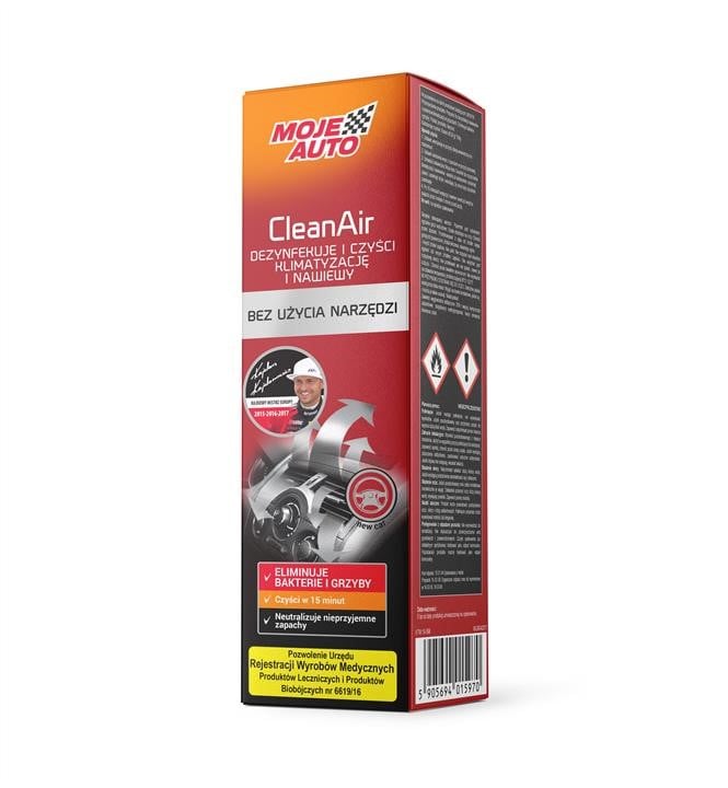 Moje Auto 5905694015970 Air conditioning cleaner - New Car 150ml 5905694015970: Buy near me in Poland at 2407.PL - Good price!