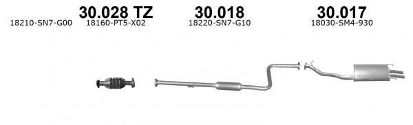 Izawit 30.018 Central silencer 30018: Buy near me in Poland at 2407.PL - Good price!