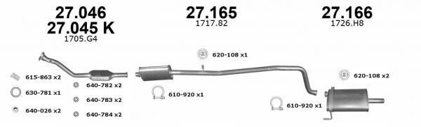 Izawit 27.166 End Silencer 27166: Buy near me in Poland at 2407.PL - Good price!