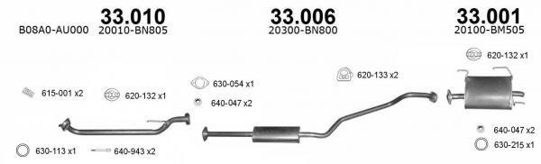 Izawit 33.006 Central silencer 33006: Buy near me in Poland at 2407.PL - Good price!
