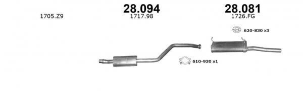 Izawit 28.081 End Silencer 28081: Buy near me in Poland at 2407.PL - Good price!