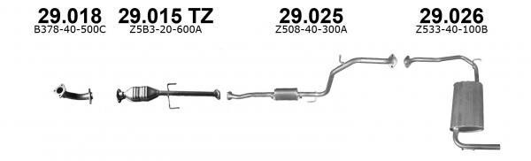 Izawit 29.025 Глушитель, средняя часть 29025: Отличная цена - Купить в Польше на 2407.PL!