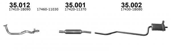 Izawit 35.001 Central silencer 35001: Buy near me at 2407.PL in Poland at an Affordable price!