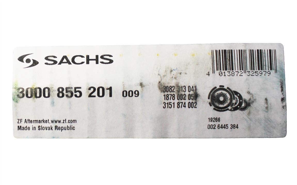 SACHS 3000 855 201 Clutch kit 3000855201: Buy near me in Poland at 2407.PL - Good price!