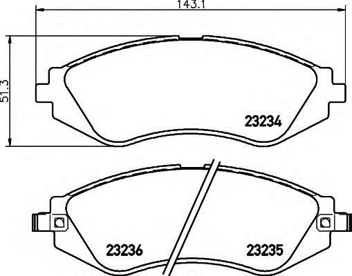 Koreastar KBPD-012 Front disc brake pads, set KBPD012: Buy near me in Poland at 2407.PL - Good price!