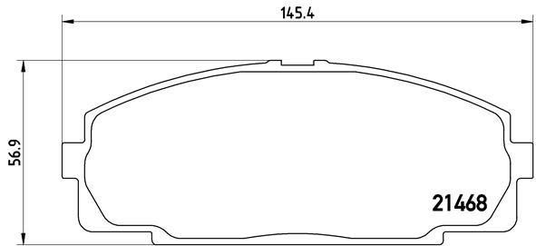 Koreastar KBPG-206 Тормозные колодки дисковые передние, комплект KBPG206: Отличная цена - Купить в Польше на 2407.PL!