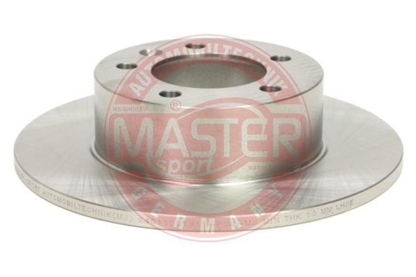 Master-sport 24011201911PCSMS Rear brake disc, non-ventilated 24011201911PCSMS: Buy near me in Poland at 2407.PL - Good price!