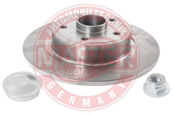 Master-sport 2401100389BPCSMS Rear brake disc, non-ventilated 2401100389BPCSMS: Buy near me in Poland at 2407.PL - Good price!
