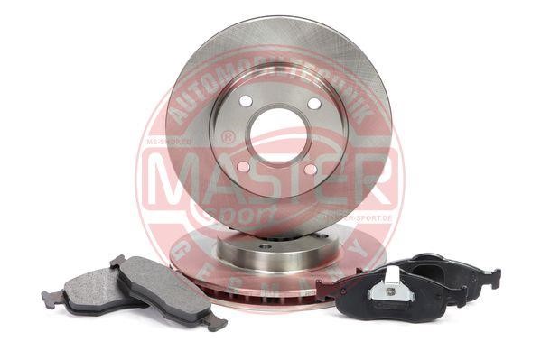 Master-sport 202401200 Front ventilated brake discs with pads, set 202401200: Buy near me in Poland at 2407.PL - Good price!