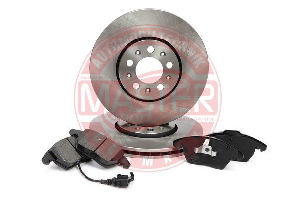 Master-sport 202501131 Front ventilated brake discs with pads, set 202501131: Buy near me in Poland at 2407.PL - Good price!