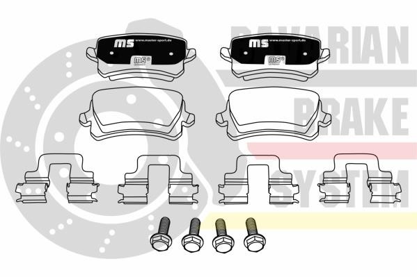 Master-sport W236027492 Brake Pad Set, disc brake W236027492: Buy near me in Poland at 2407.PL - Good price!