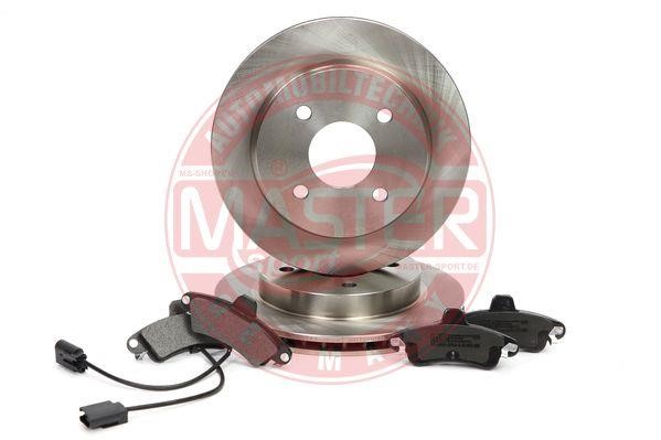 Master-sport 202001460 Rear ventilated brake discs with pads, set 202001460: Buy near me in Poland at 2407.PL - Good price!