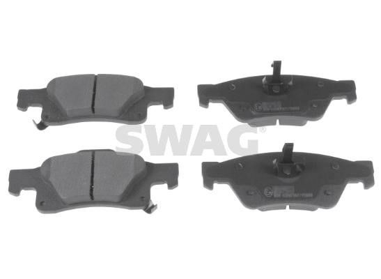 SWAG 33 10 2657 Rear disc brake pads, set 33102657: Buy near me in Poland at 2407.PL - Good price!