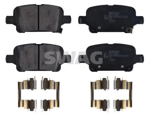 SWAG 33 10 2611 Rear disc brake pads, set 33102611: Buy near me in Poland at 2407.PL - Good price!