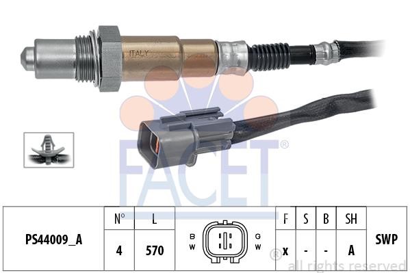 Facet 108344 Lambda sensor 108344: Buy near me in Poland at 2407.PL - Good price!