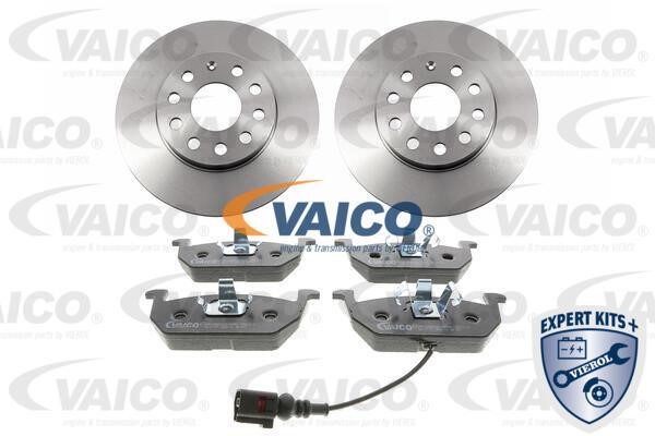 Vaico V10-6742 Front ventilated brake discs with pads, set V106742: Buy near me in Poland at 2407.PL - Good price!