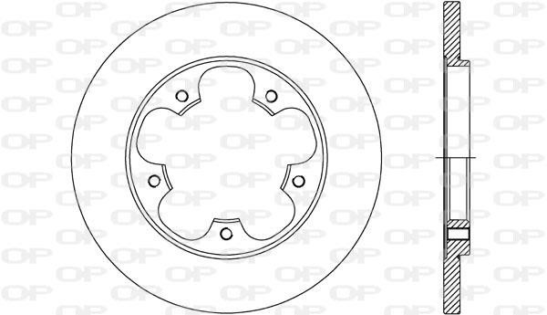 Open parts BDA273410 Brake disc BDA273410: Buy near me in Poland at 2407.PL - Good price!
