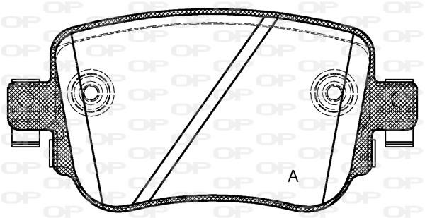 Open parts BPA154908 Brake Pad Set, disc brake BPA154908: Buy near me in Poland at 2407.PL - Good price!