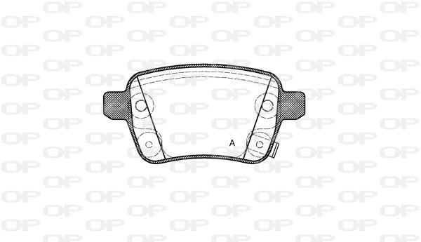 Open parts BPA145022 Brake Pad Set, disc brake BPA145022: Buy near me in Poland at 2407.PL - Good price!