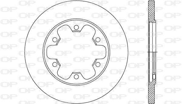 Open parts BDA273210 Brake disc BDA273210: Buy near me in Poland at 2407.PL - Good price!