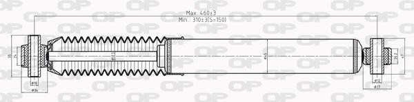 Open parts SAB8202.32 Амортизатор подвески задний газомасляный SAB820232: Отличная цена - Купить в Польше на 2407.PL!