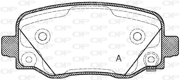 Open parts BPA157802 Brake Pad Set, disc brake BPA157802: Buy near me in Poland at 2407.PL - Good price!
