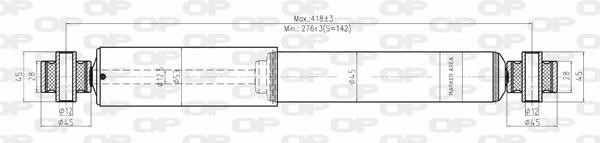 Open parts SAB8179.32 Амортизатор подвески задний газомасляный SAB817932: Отличная цена - Купить в Польше на 2407.PL!