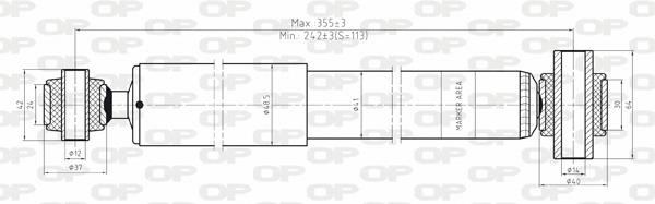 Open parts SAB8084.12 Amortyzator olejowy tylny SAB808412: Dobra cena w Polsce na 2407.PL - Kup Teraz!