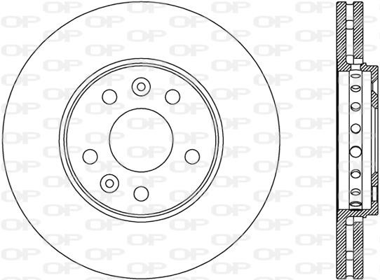 Open parts BDA2798.20 Front brake disc ventilated BDA279820: Buy near me in Poland at 2407.PL - Good price!