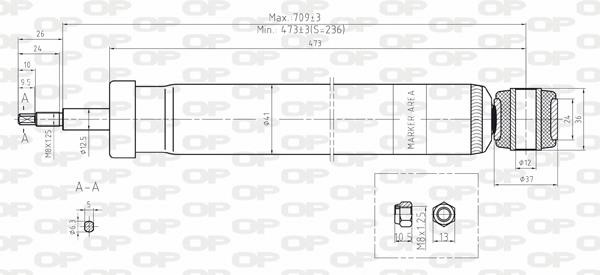 Open parts SAB8065.32 Amortyzator gazowo-olejowy tylny SAB806532: Dobra cena w Polsce na 2407.PL - Kup Teraz!