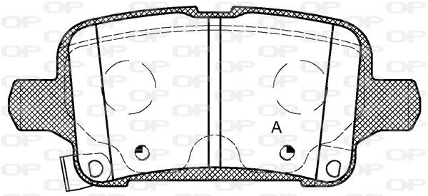 Open parts BPA1628.02 Brake Pad Set, disc brake BPA162802: Buy near me in Poland at 2407.PL - Good price!