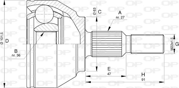 Open parts CVJ5756.10 Wspólny zestaw CVJ575610: Dobra cena w Polsce na 2407.PL - Kup Teraz!