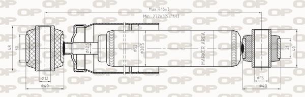 Open parts SAB8276.32 Амортизатор подвески задний газомасляный SAB827632: Отличная цена - Купить в Польше на 2407.PL!