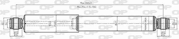 Open parts SAB8537.12 Амортизатор подвески задний масляный SAB853712: Отличная цена - Купить в Польше на 2407.PL!