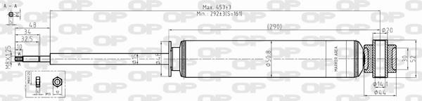 Open parts SAB8288.32 Амортизатор подвески задний газомасляный SAB828832: Отличная цена - Купить в Польше на 2407.PL!