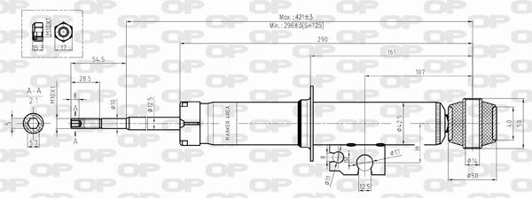 Open parts SAB8372.32 Амортизатор подвески задний газомасляный SAB837232: Отличная цена - Купить в Польше на 2407.PL!