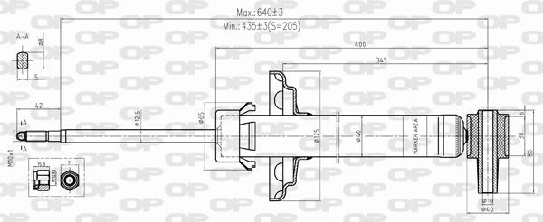 Open parts SAB8499.32 Амортизатор подвески задний газомасляный SAB849932: Отличная цена - Купить в Польше на 2407.PL!